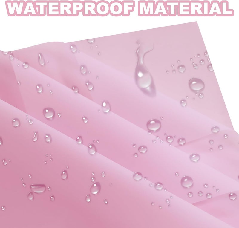 DEWJDFSC 20 Sheets Flower Wrapping Paper,Waterproof Floral Korean Bouquet Wrapping Paper, Florist Supplies, Suitable for Flowers Gift Packaging (Pure Pink) - Image 2